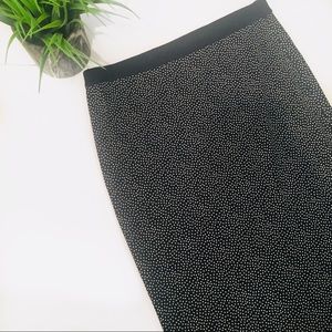 Vintage Gucci Dotted Navy Skirt